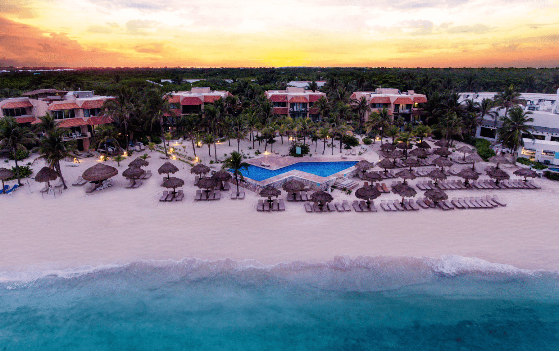 Vista panorâmica do The Sens Riviera em Akumal (1)